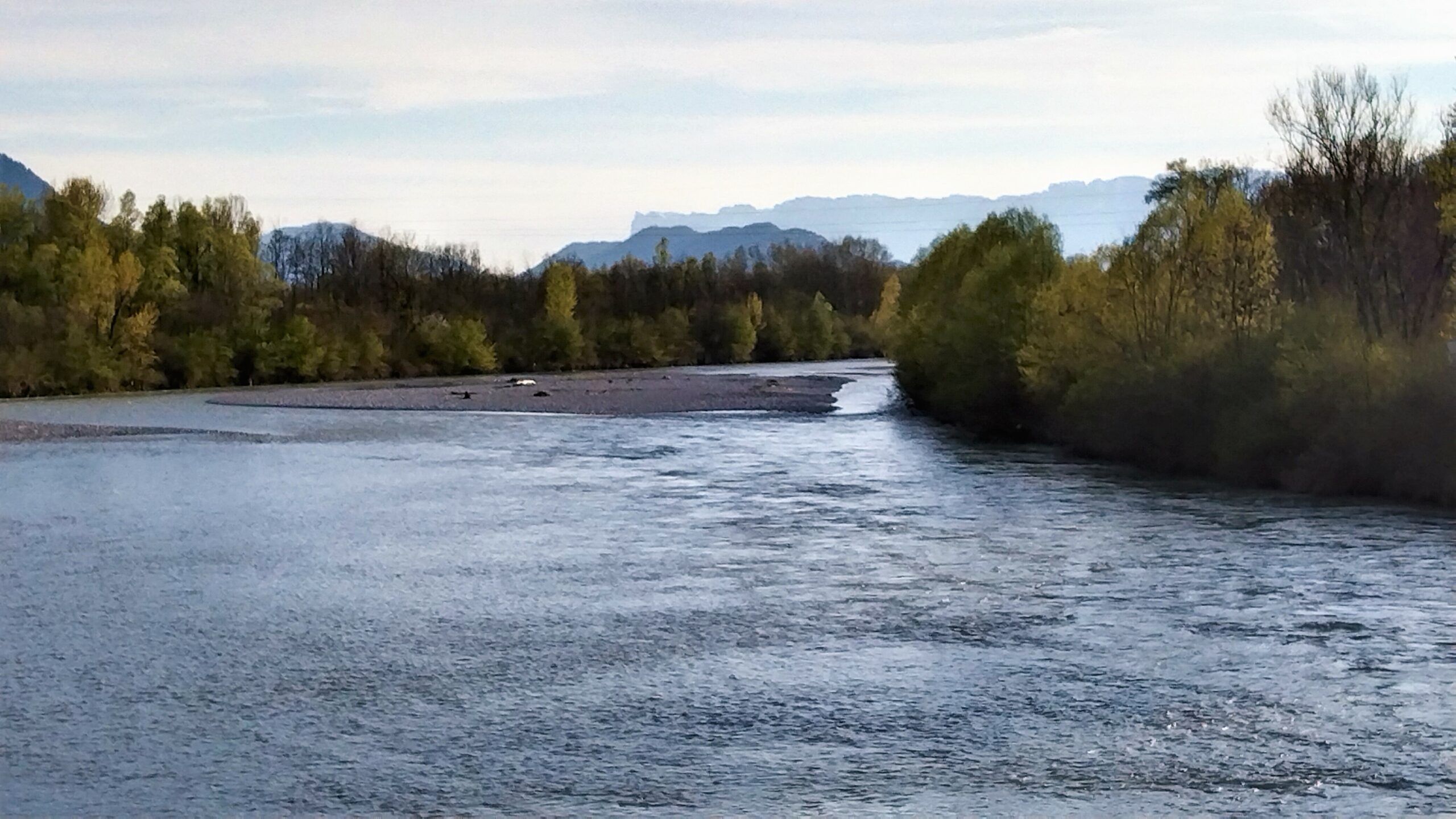 Bancs de sable en Combes de Savoie