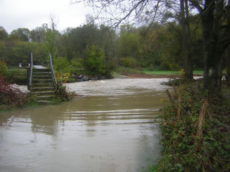 La Brévenne en crue