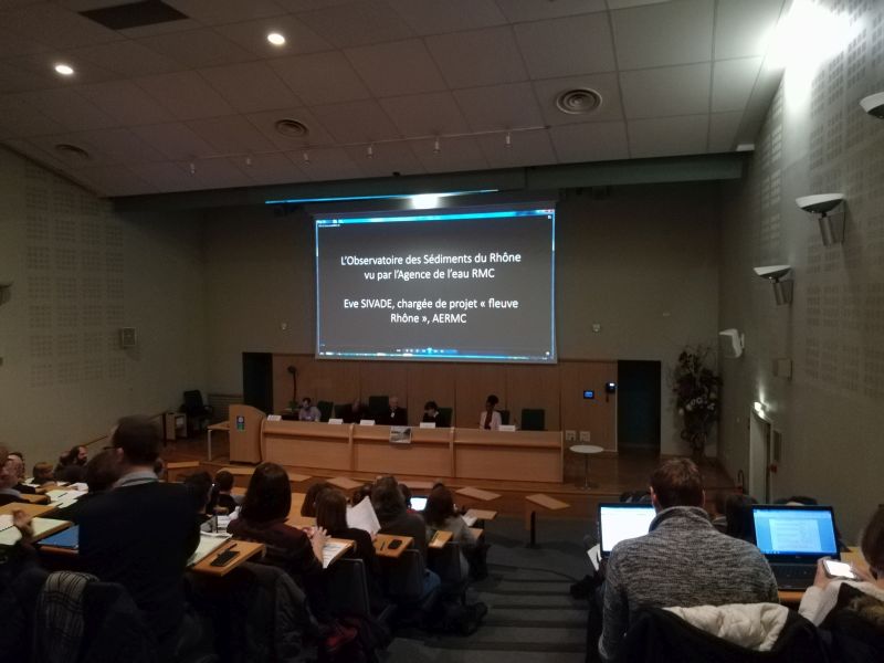 Photo de la journée de l'Observatoire des Sédiments du Rhône